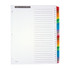 Simply print or photocopy section titles on preprinted sheets for ultimate organization  2-in-1 tabs let you choose between landscape and portrait formats.  Durable reinforced binding and tabs resists tearing.  3-hole punched for quick and easy organization.  Customize your insert tabs with an inkjet or laser printer.  Printing templates available on www.OfficeDepot.com/papertemplates  Contains Recycled Content - See Specs for Details.