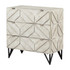 COAST TO COAST IMPORTS, LLC. Coast to Coast 71142  Kimmie Storage Accent Cabinet, 31inH x 31inW x 16inD, Braxton White/Black