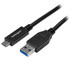 STARTECH.COM USB31AC1M  3ft 1m USB to USB C Cable - USB 3.1 10Gpbs - USB-IF Certified - USB A to USB C Cable - USB 3.1 Type C Cable - First End: 1 x Type A Male USB - Second End: 1 x Type C Male USB - 1.25 GB/s - Shielding - Nickel Plated Connector -