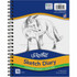 The Art1st sketch diary features medium weight, sulphite drawing paper ideal for all dry media and quick sketches. This  diary is excellently sized for portability, further aided by the spiral binding.  Perfect for quick study sketches and drawings.  Spiral binding for portable sketching.  Acid free.