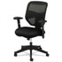 HON COMPANY VL531MM10 VL531 Mesh High-Back Task Chair with Adjustable Arms, Supports Up to 250 lb, 18" to 22" Seat Height, Black