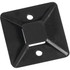 B O X MANAGEMENT, INC. Partners Brand CTM15B  Cable Tie Mounts, 1.5in x 1.5in, Black, Case Of 100