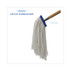 BOARDWALK 732R Mop Head, Economical Lie-Flat Head, Rayon Fiber, 32 oz, White, 12/Carton
