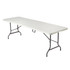 OFFICE DEPOT ICE81888 Realspace Molded Plastic Top Folding Table, 29inH x 96inW x 30inD, Platinum