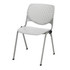 KFI FURNITURE, LLC 2300-P13LIGHTGREY KFI Studios KOOL Stacking Chair, Light Gray/Silver