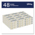 KIMBERLY-CLARK PROFESSIONAL Kleenex® 21606CT White Facial Tissue for Business, Pop-Up Box, 2-Ply, 125 Sheets/Box, 48 Boxes/Carton