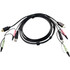 ATEN TECHNOLOGIES ATEN 2L7D02UH  USB HDMI KVM Cable - 5.91ft HDMI/Mini-phone/USB KVM Cable for KVM Switch - Black