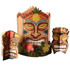 AMSCAN 280169  Vintage Tiki 7-Piece Table Centerpiece Decorating Kits, Brown, Pack Of 2 Kits