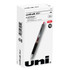 NEWELL BRANDS INC. Uni-Ball 61257  207 Retractable Fraud Prevention Gel Pens, Micro Point, 0.5 mm, Black Barrels, Red Ink, Pack Of 12