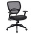 OFFICE STAR PRODUCTS Office Star 5700E  Space Seating Bonded Leather Mid-Back Chair, Black