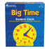 With hidden gears that keep little hands safe, this learning clock makes it easy to demonstrate time telling. Tough plastic construction withstands frequent handling for hands-on activities.  Teaches children how to tell time.  Made of plastic for durability.  Hidden gears ensure correct hour and minute relationships and promote safe handling.  Great for preschool to grade 8 time-telling activities.