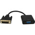 QVS, INC. QVS DVIVGA-MF  DVI To VGA Active Video Converter - DVI-D/VGA Video Cable for Computer, Projector, Video Device - First End: 1 x 15-pin HD-15 - Female - Second End: 1 x 29-pin DVI-D Digital Video - Male - Supports up to 1920 x 1080 - Black