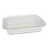 PACTIV EVERGREEN CORPORATION NC8168 Newspring VERSAtainer Microwavable Containers, Rectangular, 16 oz, 5 x 7.25 x 2, White/Clear, Plastic, 150/Carton