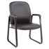 ALERA GE43LS10B  Genaro Bonded Leather High-Back Guest Chair, Black