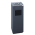 SAFCO PRODUCTS CO Safco 9696BL  Ash-N-Trash Sandless Urn Smokers Pole, 3 Gallon, Black/Chrome