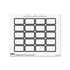 TABBIES DIV 48090 Tabbies Legal Exhibits-U-Create 1in Labels, TAB48090, 1 5/8inW x 1inL, Laser, White, 20 Per Sheet, Pack Of 240