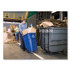 RUBBERMAID COMMERCIAL PROD. 9W27-73 BLU Square Brute Recycling Rollout Container, 50 gal, Plastic, Blue