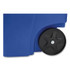 RUBBERMAID COMMERCIAL PROD. 9W27-73 BLU Square Brute Recycling Rollout Container, 50 gal, Plastic, Blue