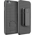 A&R PAPER CO. 55-TRANS-BLACK i-Blason Transformer Carrying Case (Holster) Apple iPhone 6 Plus Smartphone - Black - Rubber Body - Textured - Belt Clip, Holster