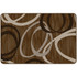 FLAGSHIP CARPETS FM199-22A  Printed Rug, Duo, 4ftH x 6ftW, Chocolate