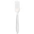 DART CONTAINER CORPORATION Dart HSWF-0007  Impress Heavyweight Full-Length Polystyrene Forks, White, Carton Of 1,000 Forks