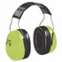 3M/COMMERCIAL TAPE DIV. H10AHV Peltor Optime 105 Hi-Viz Earmuffs, 30 dB NRR, Hi-Viz Green