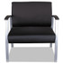 ALERA ML2219 Alera metaLounge Series Bariatric Guest Chair, 30.51" x 26.96" x 33.46", Black Seat, Black Back, Silver Base