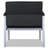 ALERA ML2219 Alera metaLounge Series Bariatric Guest Chair, 30.51" x 26.96" x 33.46", Black Seat, Black Back, Silver Base