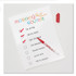 AVERY PRODUCTS CORPORATION 73601 Clear Self-Adhesive Laminating Sheets, 3 mil, 9" x 12", Matte Clear, 50/Box