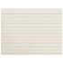 Newsprint Handwriting Paper helps students work on their penmanship. The acid-free paper helps resist fading and features ruling on both sides.  Acid-free to prevent yellowing or fading.  500 sheets per pack to keep your classroom stocked.  Conforms to Zaner-Bloser Grades Pre-K and K handwriting programs  1-1/8in ruled on both sides with 9/16in blue dotted midline, red baseline and 9/16in skip space  Sheets measure 10-1/2in x 8in ruled the long way  Sold as 3 packs for a total of 1500 sheets