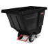 RUBBERMAID COMMERCIAL PROD. 1304 BLA 0.5 cu yd BRUTE Rotomolded Tilt Truck, 450 lb Capacity, Black