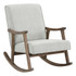 OFFICE STAR PRODUCTS GANBB-H14 Office Star Gainsborough Rocker, Smoke/Brushed Brown