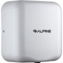 ADIR CORP. ALP400-20-WHI-PKG Alpine Industries Hemlock 220-Volt Commercial Automatic High-Speed Electric Hand Dryer With Wall Guard, White