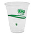 ECO-PRODUCTS,INC. EP-CC12GS GreenStripe Renewable and Compostable Cold Cups, 12 oz, Plastic, Clear, 50/Pack, 20 Packs/Carton