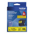 BROTHER INTL CORP Brother LC105Y  LC105 Yellow High-Yield Ink Cartridge, LC105Y