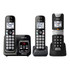 PANASONIC CORP OF NA KX-TGD583M Panasonic L2C DECT 6.0 Plus Tough Cordless Phone System With Digital Answering Machine, Black, KX-TGD583M