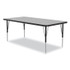 CORRELL, INC. 3060TF1595K4 Height-Adjustable Activity Tables, Rectangular, 60w x 30d x 19h, Gray Granite, 4/Pallet