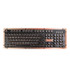 AZIO CORPORATION MK-RETRO-L-03B-US Azio Retro Classic Wireless Keyboard, Full Size, Artisan