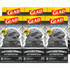 THE CLOROX COMPANY Glad 70359CT  ForceFlexPlus Large Drawstring Trash Bags - Large Size - 30 gal Capacity - 0.90 mil (23 Micron) Thickness - Drawstring Closure - Black - 6/Carton - 25 Per Box - Home, Office, Can