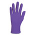 KIMBERLY CLARK Kimtech™ 55083 PURPLE NITRILE Exam Gloves, 242 mm Length, Large, Purple, 100/Box