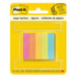 Easily write on post it page markers to add messages in notebooks, textbooks, planners and other documents. Use as a book page marker to quickly find your spot then remove page markers cleanly to avoid damage to books. sticky page markers are great to organize and plan your everyday life. They stick securely and remove cleanly. post-it page markers have bright, vibrant colors. Post-it Page Markers are recyclable and the paper is sourced from certified, renewable and responsibly managed forests  Perfect to mark documents to come back to later  Page markers stay put and lets you reposition as needed  Flag your documents and have room to write notes  All Post-it Page Markers are recyclable  The paper in Post-it Notes is sourced from certified, renewable and responsibly managed forests  Assorted Neon Colors, .5 in. x 1.875 in., 100 Sheets/Pad, 5 Pads/Pack  Try with Post-it Flags for the ultimate study duo