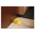MASTER CASTER COMPANY 00966 Giant Foot Doorstop, No-Slip Rubber Wedge, 3.5w x 6.75d x 2h, Safety Yellow