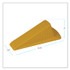 MASTER CASTER COMPANY 00966 Giant Foot Doorstop, No-Slip Rubber Wedge, 3.5w x 6.75d x 2h, Safety Yellow