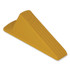 MASTER CASTER COMPANY 00966 Giant Foot Doorstop, No-Slip Rubber Wedge, 3.5w x 6.75d x 2h, Safety Yellow