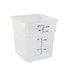 CAMBRO MFG. CO. Cambro 4SFSPP190  CamSquare Food Storage Container, 4 Qt, Clear