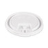 DART SOLO® LB3101 Lift Back and Lock Tab Lids for Paper Cups, Fits 10 oz Hot Cups, Plastic, White, 100/Sleeve, 10 Sleeves/Carton