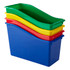 Keep your classroom organized with an Office Depot Brand Plastic Book Bin. This durable plastic bin holds books and notebooks for easy access.  Made from durable plastic.  Stackable design.  Store and organize books and notebooks.  Available in assorted colors. Option for color choice is not available.