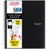 ACCO BRANDS USA, LLC 72081 Five Star Wire-Bound Notebook, 8-1/2in x 11in, 5 Subject, College Ruled, 200 Sheets, Black