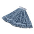 RUBBERMAID COMMERCIAL PROD. D253BLUEA Super Stitch Blend Mop Head, Cotton/Synthetic, Large, Blue