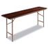 ALERA FT727218MY Wood Folding Table, Rectangular, 71.88w x 17.75d x 29.13h, Mahogany